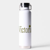 Golden Flecks Victoria Name Design,