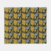 Golden- Fleecedecke (Vorderseite (Horizontal))