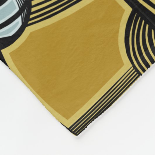 Golden- Fleecedecke (Ecke)