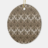Golden Fleur-De-Lys-Muster Keramikornament (Links)
