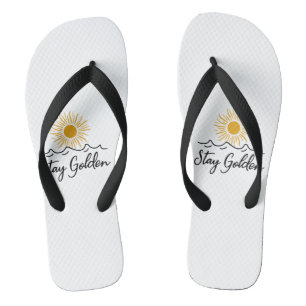 Golden Flip Flops bleibe - Stilvoll Badesandalen