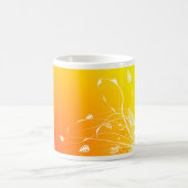 Golden Floral Coffee Tasse