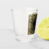 Golden Floral Damask Jubiläum Schnapsglas (Links)