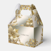 Golden Floral Fevor Box Geschenkschachtel (Rückseite)