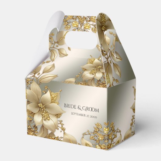 Golden Floral Fevor Box Geschenkschachtel (Vorderseite)