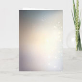 Golden Floral Holiday Card Karte (Rückseite)