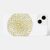 Golden Floral Mandala Phone Case (Rückseite (Horizontal))