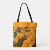Golden Floral Marigold Blume Tasche (Rückseite)