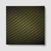 Golden Floral Ornate Frame Guest Book Gästebuch (Rückseite)