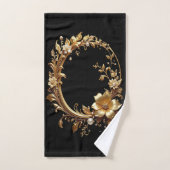 Golden Floral Ornate Towel Set (Handtuch)