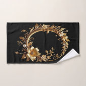 Golden Floral Ornate Towel Set (Handtuch)