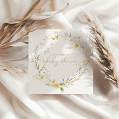 Golden Floral | WILDBLUME PERSONALISIERT Serviette
