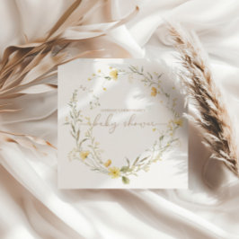 Golden Floral | WILDBLUME PERSONALISIERT Serviette