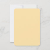 Golden Flowers  Dankeskarte (Rückseite)