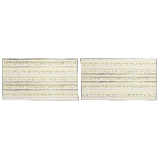 Golden Foil Ancient Sprichwort Paleo Hebrew Kissenbezug (Rückseite-Set)