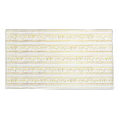 Golden Foil Ancient Sprichwort Paleo Hebrew Kissenbezug (Rückseite-Links)