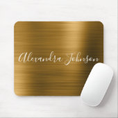 Golden Foil Elegante Moderner Luxus Mousepad (Mit Mouse)