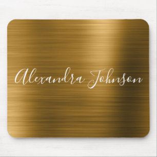 Golden Foil Elegante Moderner Luxus Mousepad