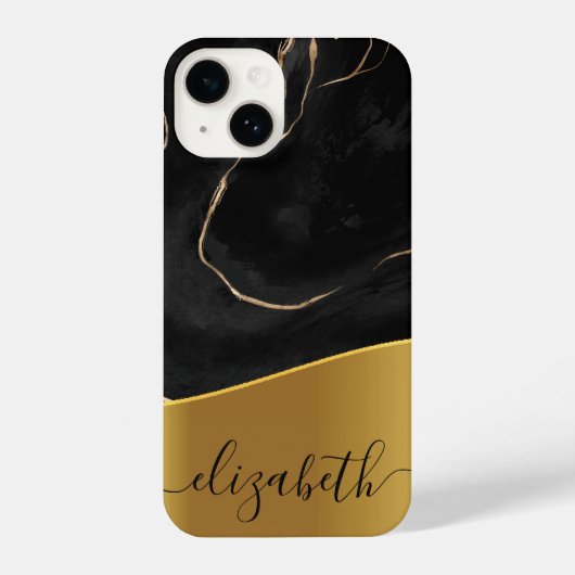 Golden Foil iPhone Hülle (Rückseite)