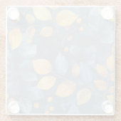 Golden Foliage Träume Herbst Schönheit der Natur Glasuntersetzer (Rückseite)