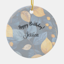 Golden Foliage Träume Herbst Schönheit der Natur Keramik Ornament