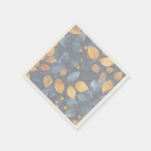 Golden Foliage Träume Herbst Schönheit der Natur Serviette (Ecke)