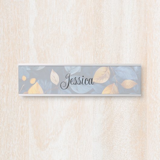 Golden Foliage Träume Herbst Schönheit der Natur Türschild (Vorderseite )