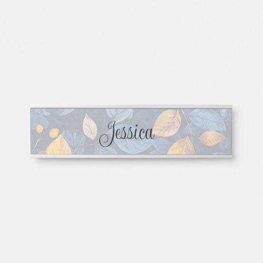 Golden Foliage Träume Herbst Schönheit der Natur Türschild (Vorderseite )