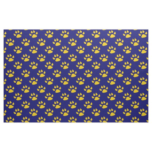 Golden Footprint Claw Paw Stoff (Yard (91,4 cm))