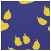 Golden Footprint Claw Paw Stoff (Nahaufnahme)