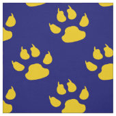 Golden Footprint Claw Paw Stoff (Muster)