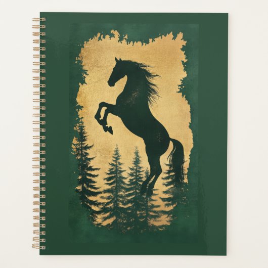 Golden Forest Horse Planner Year of the Horse 2026 Planer (Vorderseite)