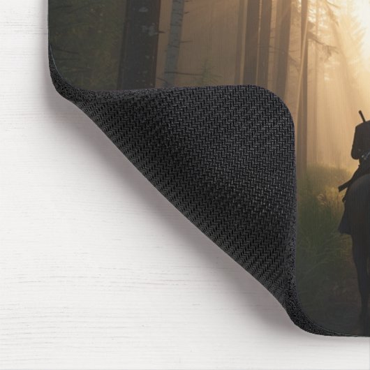 Golden Forest Rider Mousepad (Ecke)