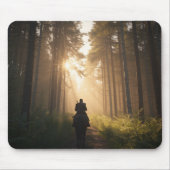 Golden Forest Rider Mousepad (Vorne)