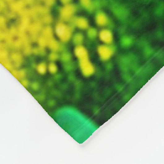 Golden Forest Stream Peaceful Art Fleecedecke (Ecke)