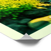 Golden Forest Stream Peaceful Art Poster (Ecke)