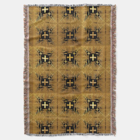 Golden Fraktal Crosses Decke (Vorderseite Vertikal)