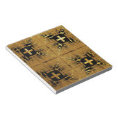 Golden Fraktal Crosses Notizblock (angewinkelt)