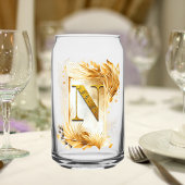Golden Frame Decorative Monogram N Dosenglas