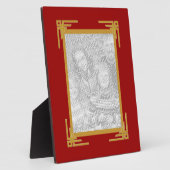 Golden Frame Foto Plaque Fotoplatte (Seite)
