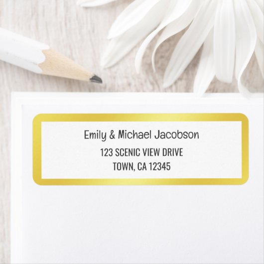 Golden Frame Modernes Elegantes Glamour Gold Chic (Insitu)