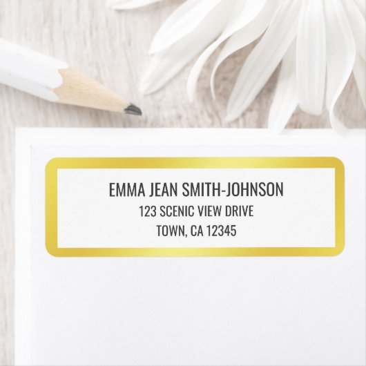 Golden Frame Modernes Elegantes Glamour Gold Chic (Insitu)