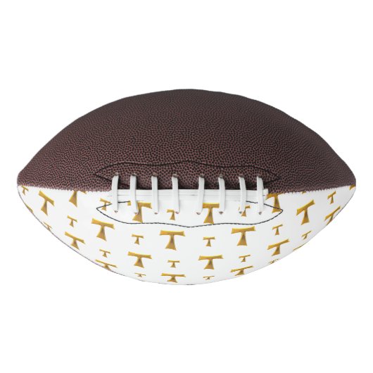 Golden Franciscan Tau Cross Football (Vorderseite)