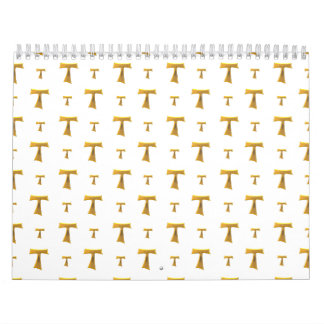 Golden Franciscan Tau Cross Kalender