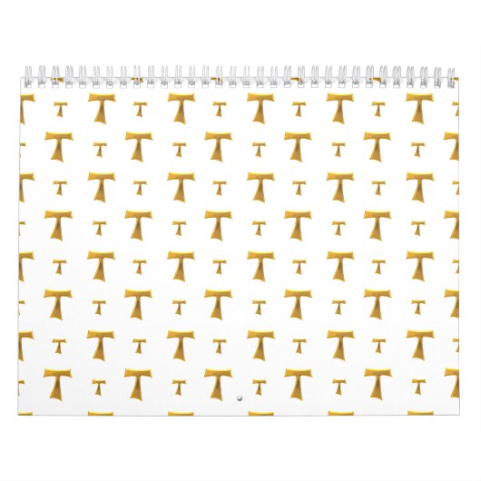 Golden Franciscan Tau Cross Kalender (Titelbild)