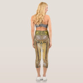Golden French Empire Medusa Capri Leggings (Rückseite)