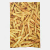 Golden French Fries Geschirrtuch (Vertikal)