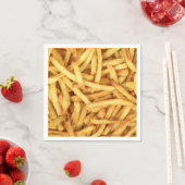 Golden French Fries Serviette (Beispiel)