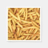 Golden French Fries Serviette (Vorderseite)