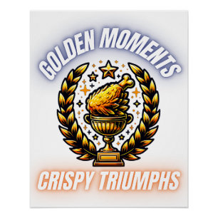 Golden Fricken Trophy Glory Poster